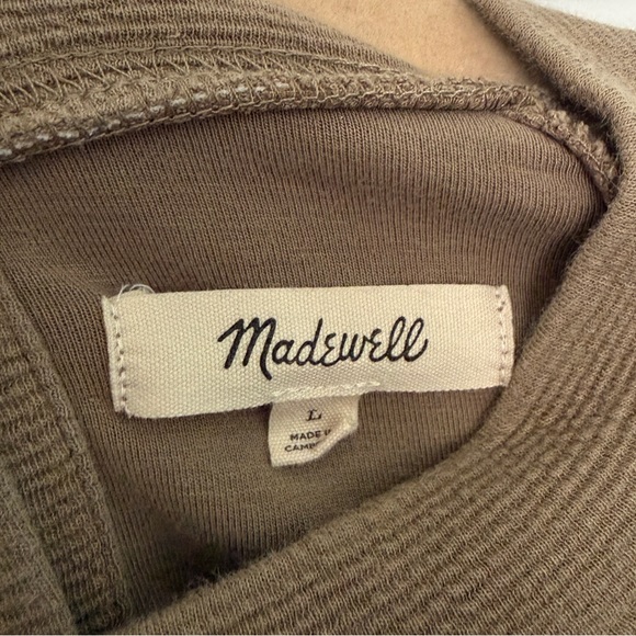 Madewell Tan Crew Neck Sweater - Picture 2 of 3